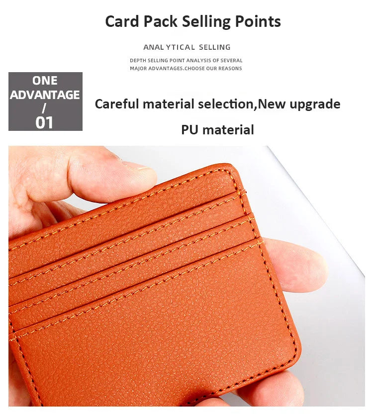 Slim Minimalist Wallet, Front Pocket Wallets, RFID Blocking,Credit Card Holder for Men&Women