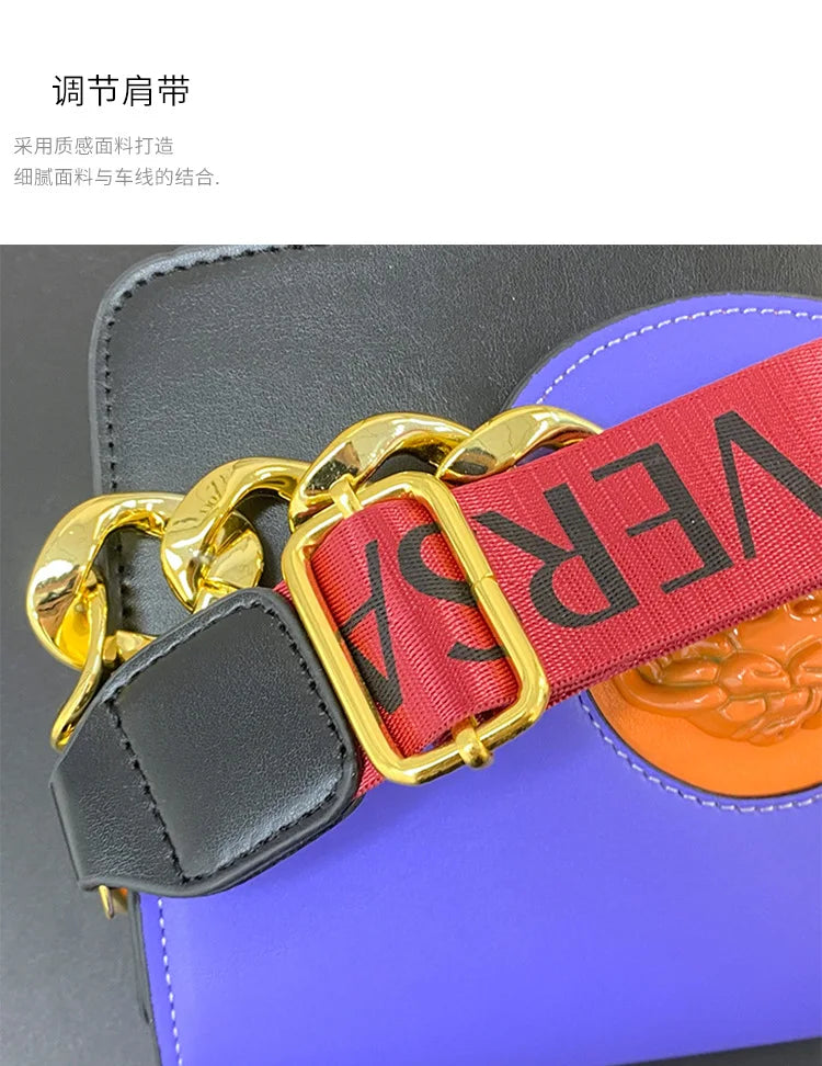 Luxury Texture Retro Crossbody Bag Women's Mini Square Designer Purse Korean-inspired Shoulder Tote Premium Quality PU Leather