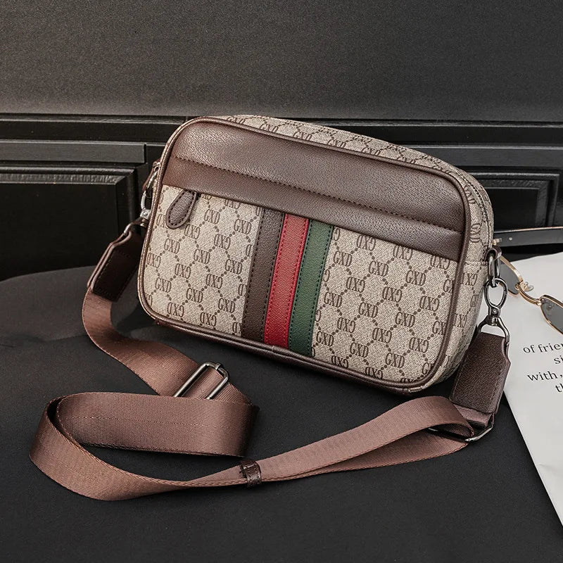 Designer Crossbody Bag for Men Bags New Luxury Leather Casual Man Messenger Bag Fashion Male Bag Sling Pack Shoulder Bags