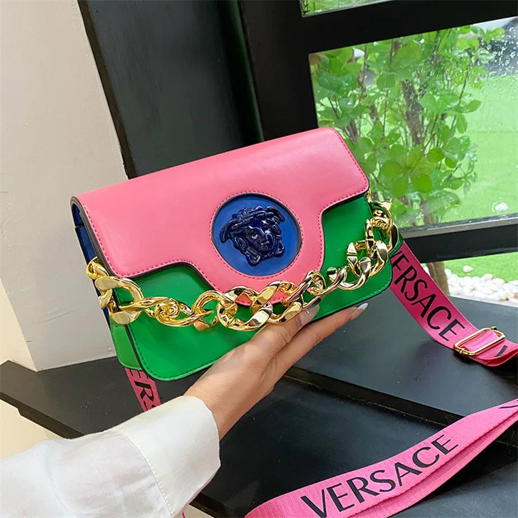 Luxury Texture Retro Crossbody Bag Women's Mini Square Designer Purse Korean-inspired Shoulder Tote Premium Quality PU Leather