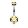 2/5/10PCS Crystal Belly Button Piercing Set Stainless Steel Zircon Belly Piercing Bulk Cz Navel Barbell Pack Piercing Ombligo