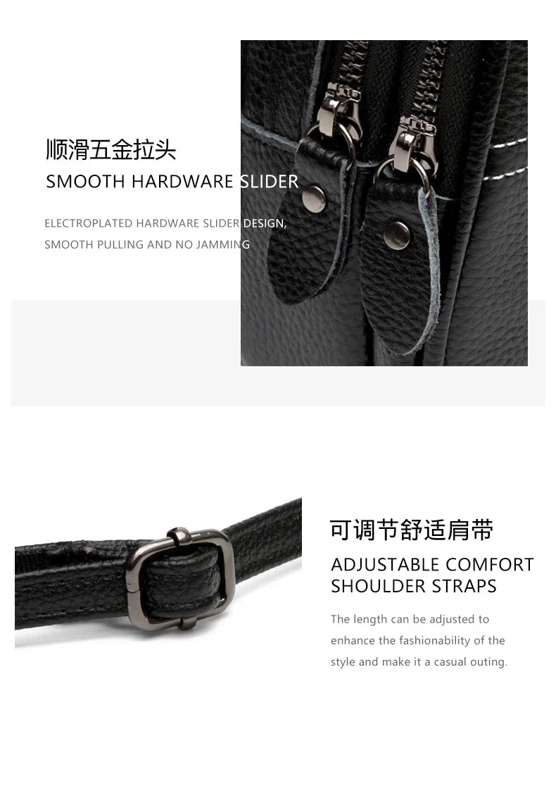 Fashionable High-end Texture Crossbody Bag Hot Sale Genuine Leather Women's Shoulder Bag Mini Mobile Phone Coin Purse Handbag