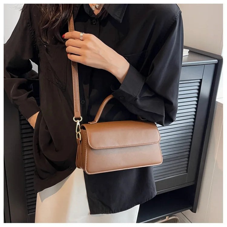 Luxury Brand Crossbody Bags for Women Fashion Design Underarm 2026 Woman Shoulder Bag Female Handbag and Purses Solid Color