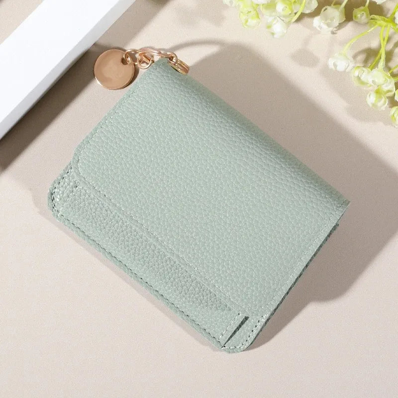 Minimalist Wallet - Waterproof, Lightweight, Multi-card Credit Card Holder with Snap Closure