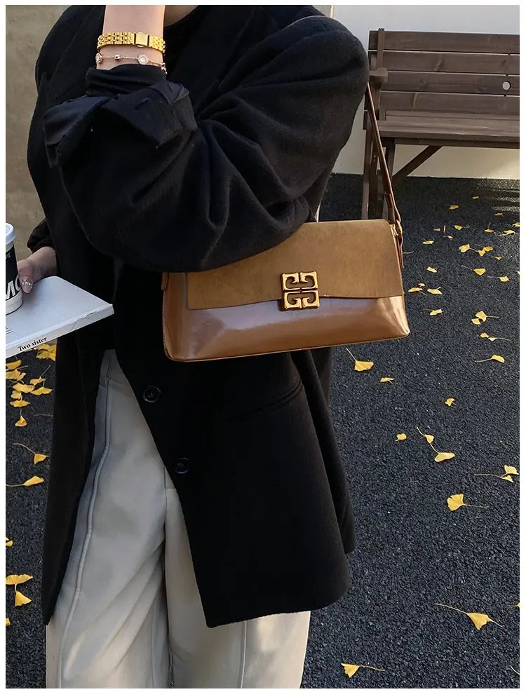 2026 New Luxury Women's Armpit Bag Premium Leather Crossbody Shoulder Bag Elegant & Versatile Designer Handbag for Daily & Party