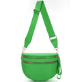 Spacious Black and White Checkered Crossbody Bum Bag, Spacious Design for Essentials Plus Size Friendly Strap 55"