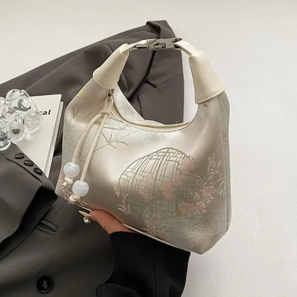 Design Chinese Style Small Crossbody Bags for Women 2025 Luxury Designer Fashion Handbags and Purses Sweet Shoulder Bag