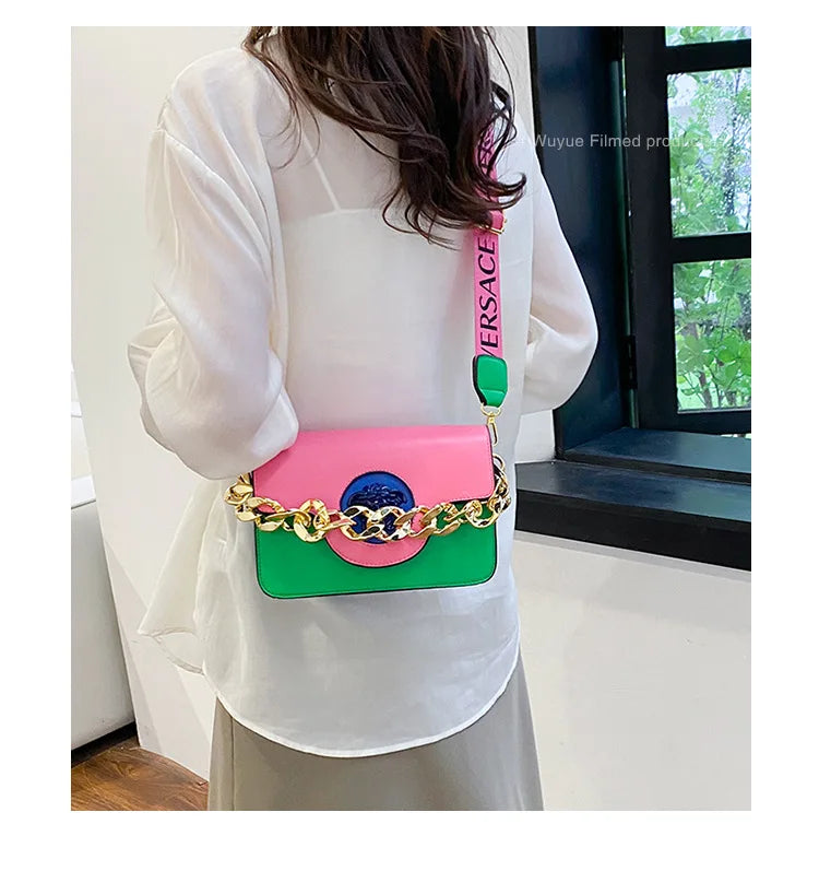 Luxury Texture Retro Crossbody Bag Women's Mini Square Designer Purse Korean-inspired Shoulder Tote Premium Quality PU Leather
