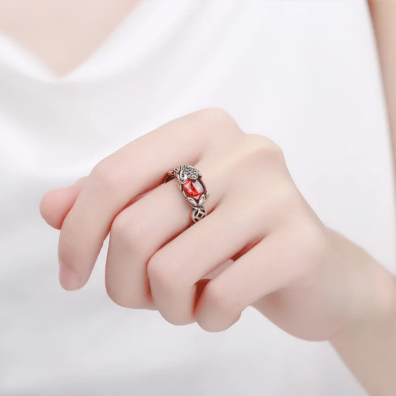 Luck Wealth PIXIU Couple Ring For Woman Men Lovers Women Lady Luxury Open Adjustable Rings Buddhist Jewelry Valentine's Day Gift