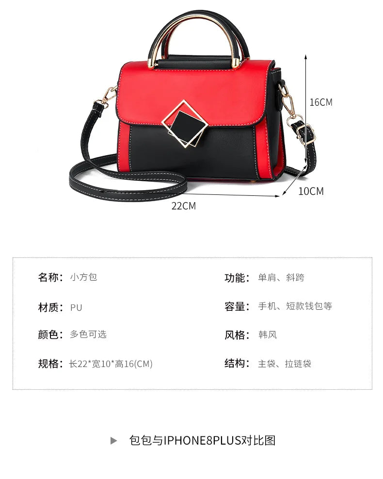 Famous Designer Brand Bags Women Leather Handbags  Luxury Ladies Hand Bags Purse Fashion Shoulder Bags