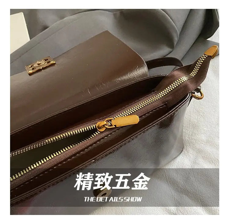 2026 New Luxury Women's Armpit Bag Premium Leather Crossbody Shoulder Bag Elegant & Versatile Designer Handbag for Daily & Party