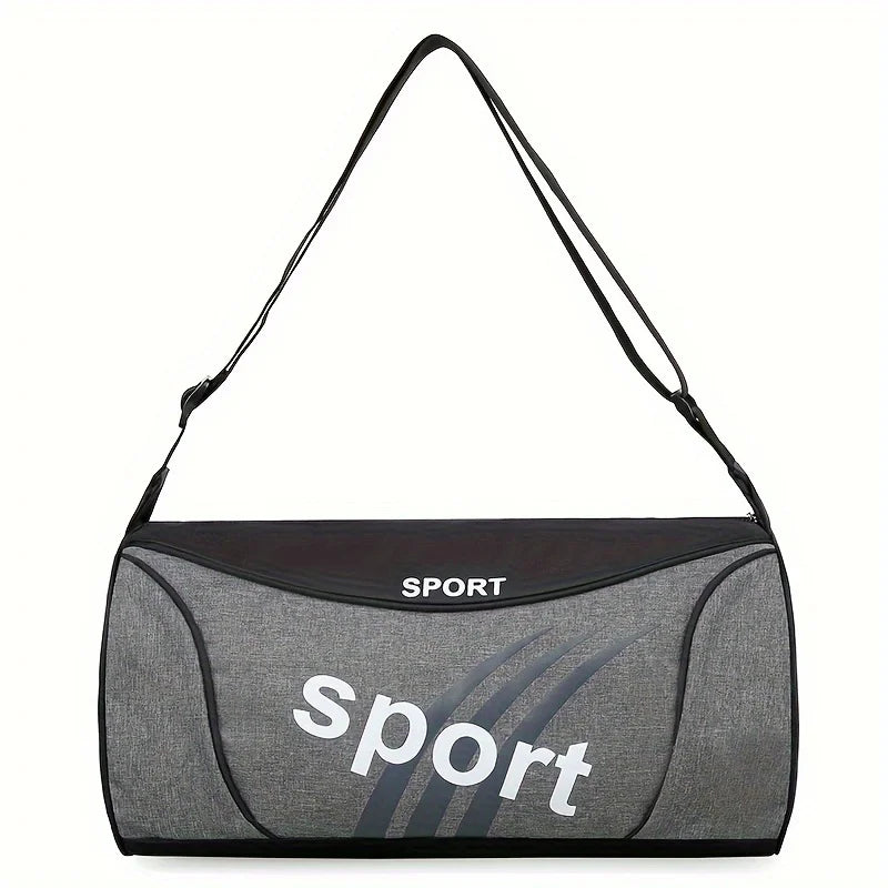 Fashionable Nylon Crossbody Bag for Men with Stylish Letter Design Outdoor Travel Shoulder Pack