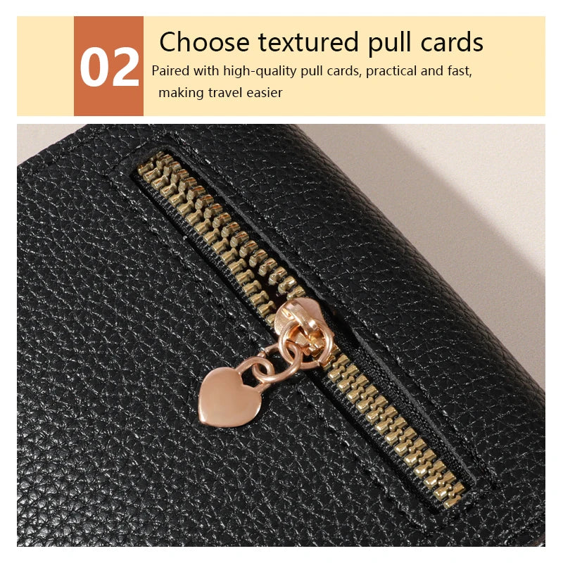 Minimalist Wallet - Water-Resistant, Lightweight, Multi-Card Credit Card Holder with Snap Closure, Perfect for Daily Commute