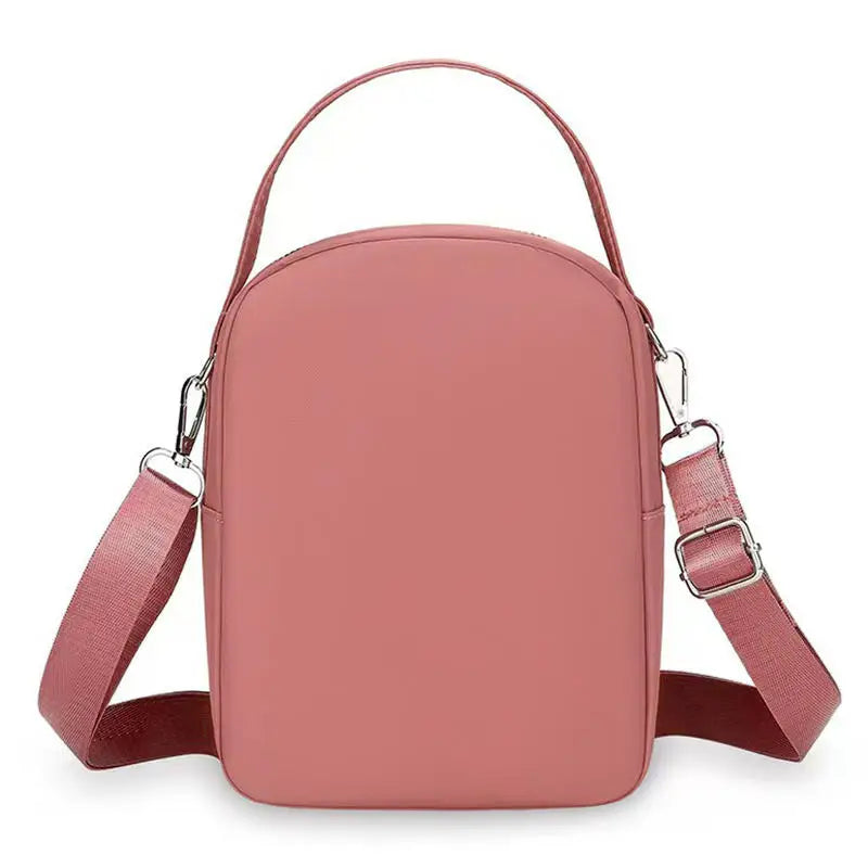 Fashion Simple Oxford Women's Crossbody Bag with Multiple Zipper Pockets Casual Mini Shoulder Bag with Chic Design for Daily Use