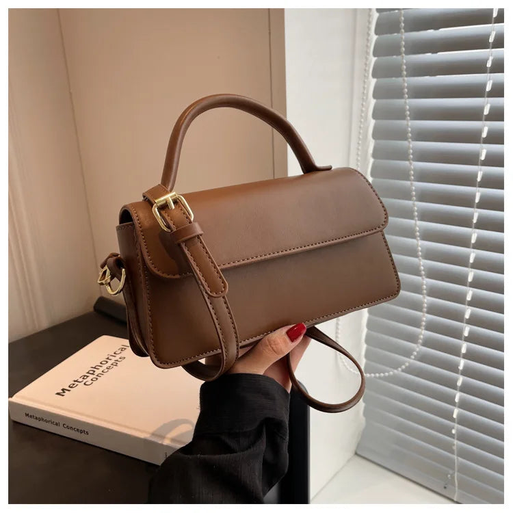 Luxury Brand Crossbody Bags for Women Fashion Design Underarm 2026 Woman Shoulder Bag Female Handbag and Purses Solid Color