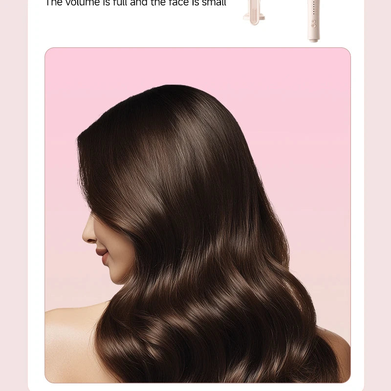 Automatic Hair Curler Negative Ion Ceramic Curling Iron - 40mm Large Wave Perm for Home Use, Lazy Person Electric Curling Wand