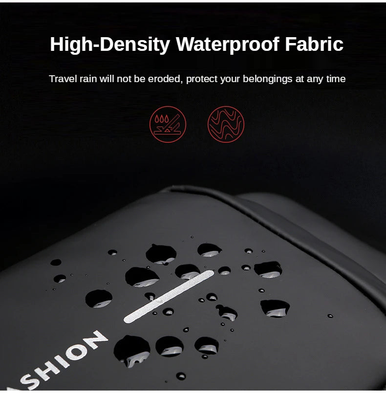 New Brand Designer Men Crossbody Bag PU Leather Classic Anti-Theft Shoulder Bag Chest Bag Multifunctional for Men