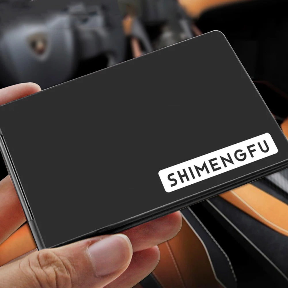 Aluminum Alloy Ultra-thin Card Holder Mini Wallet Driver License ID Cover Bag Driving Cardholder Women Slot Bank Card Package
