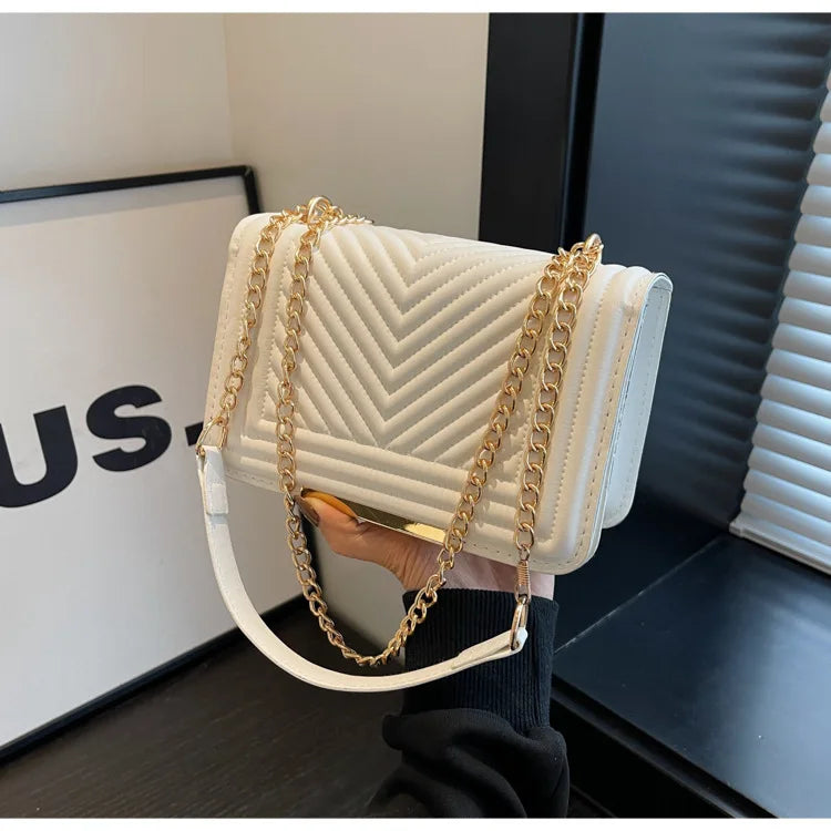 Fashion Small Handbags for Women 2024 Trend Designer Luxury Shoulder Crossbody Bags Female Pu Leather Sling Hand Messenger Bag