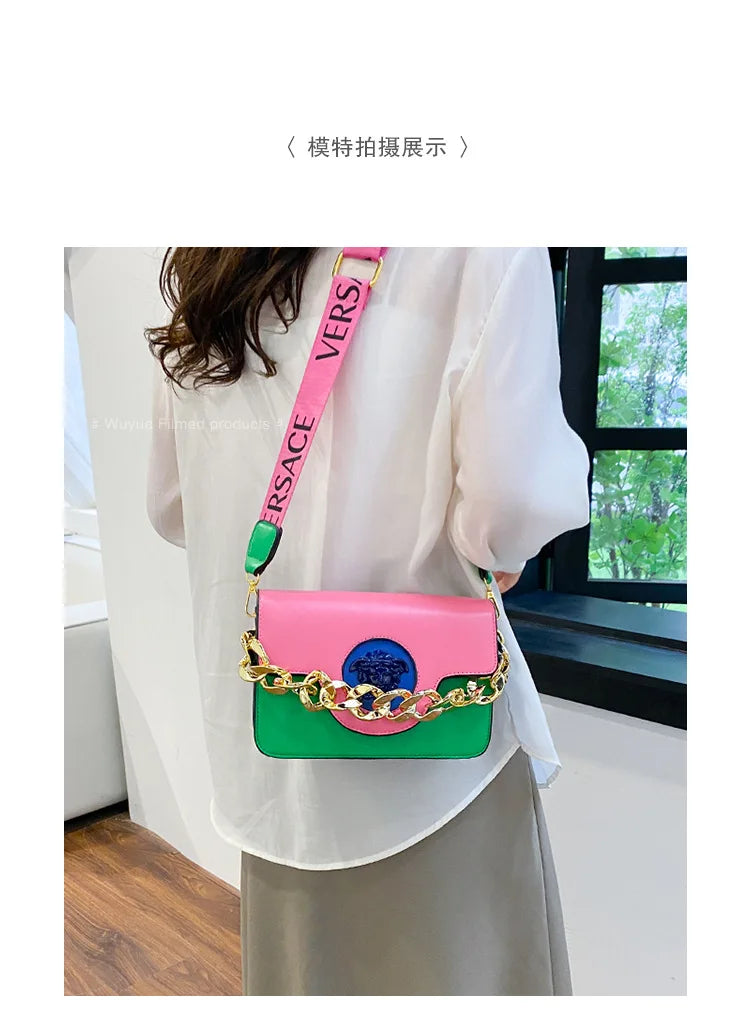 Luxury Texture Retro Crossbody Bag Women's Mini Square Designer Purse Korean-inspired Shoulder Tote Premium Quality PU Leather