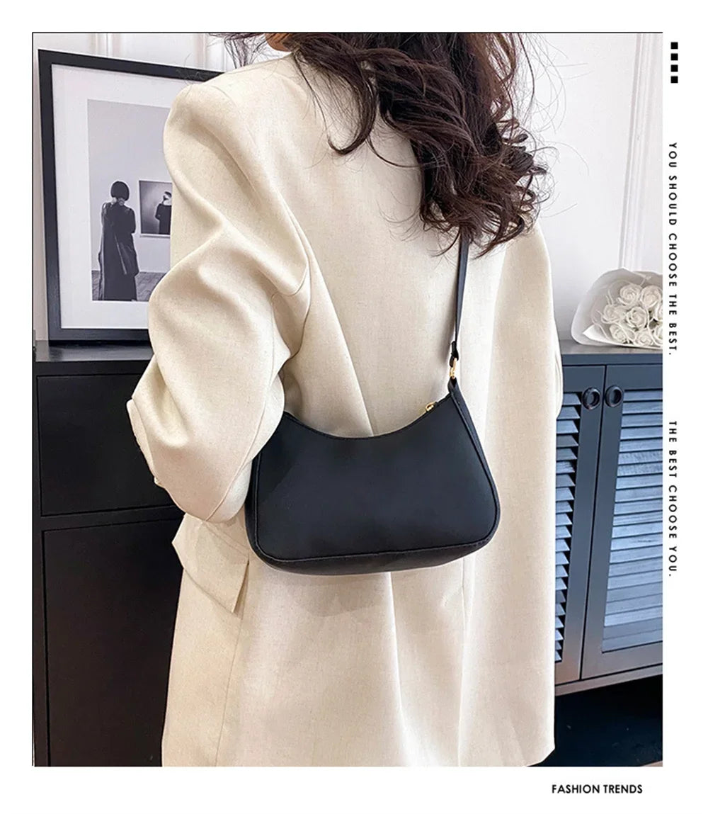 2022 Women's Bag Women's Fashion Handbags Freeshiping Low Price Retro Designer Luxury Bag Solid Color PU Leather Shoulder Bags