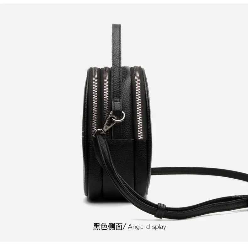 Fashionable High-end Texture Crossbody Bag Hot Sale Genuine Leather Women's Shoulder Bag Mini Mobile Phone Coin Purse Handbag