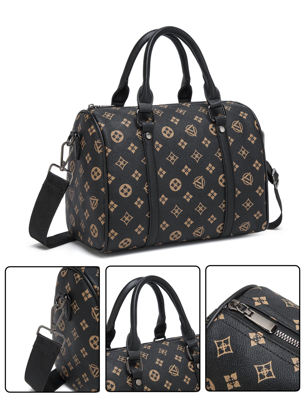 Men's Crossbody Bag Black Sling Bag for Men, Large Capacity Shoulder Bag, Stylish Multifunctional Handbag for Men Design