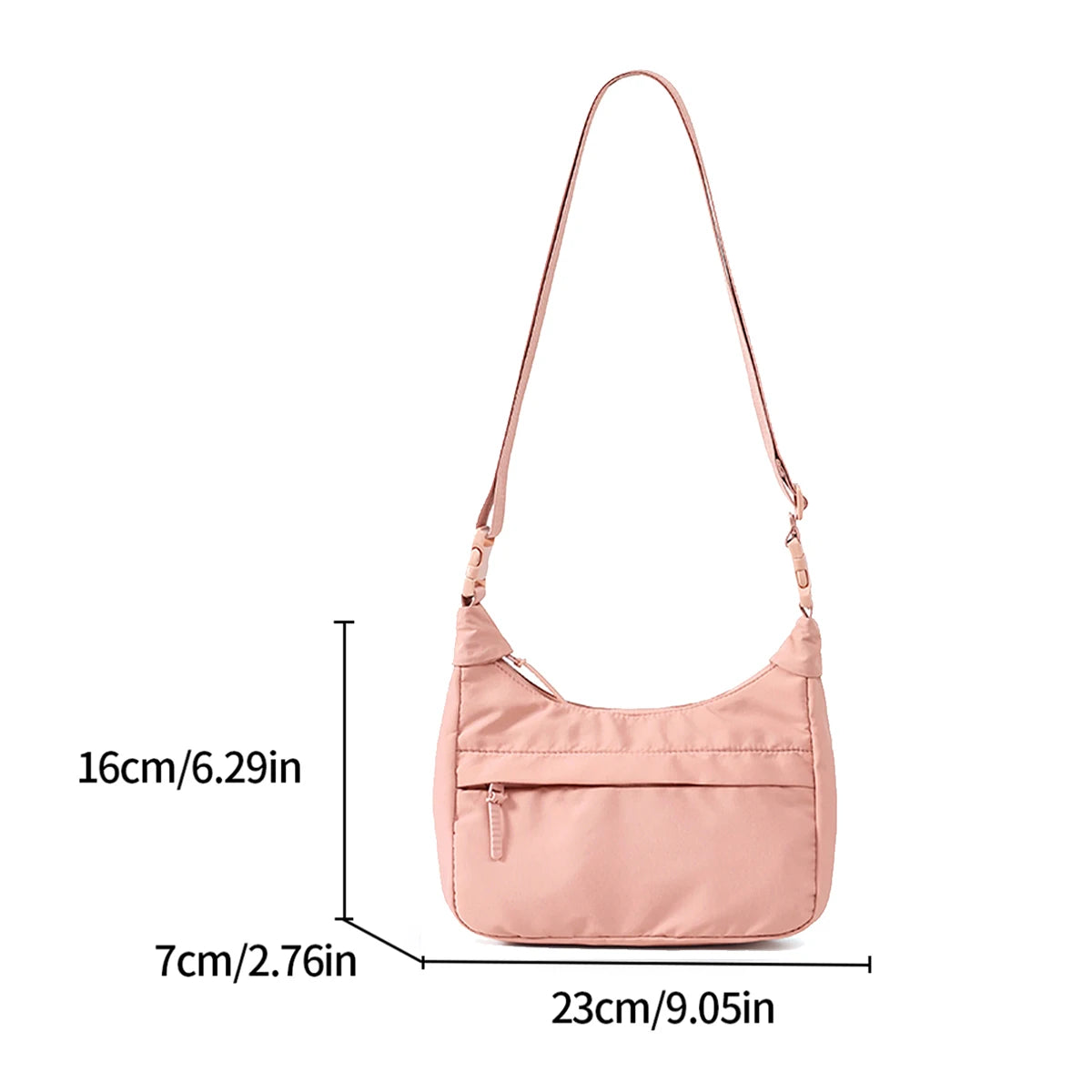 Logo Customized Crossbody Bag for Women 2026 New Fashion Canvas Small Bag Nylon Cloth Student Shoulder Bag Lightweight Spring and Summer Mom Bag Personalized DIY