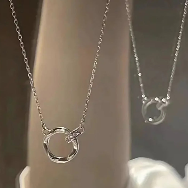 1PC New Elegent Silver Color Crystal Star Moon Necklace Charm Pendant Choker Necklace For Girl Women Statement Wedding Jewelries