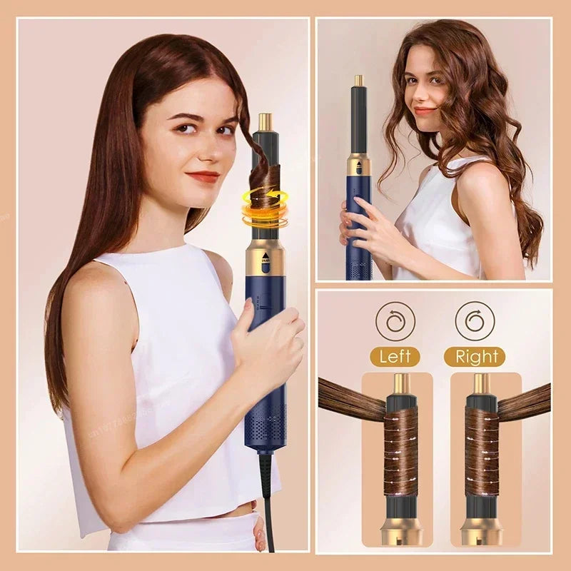 Professional NEW 5 in 1 Hair Dryer Comb Set Professional Hot Air Styler for Hair Curling Straightening and Volumizing At Home