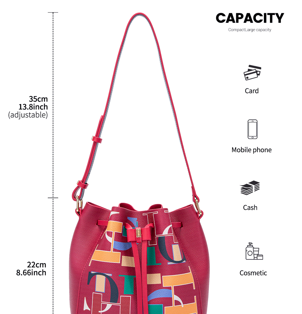 Drawstring Design Classic New 2024 Women's Crossbody Bag Large Capacity Commuter Business Office Women's Shoulder Bag