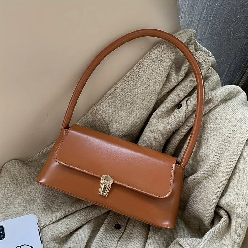 Luxury Brand Crossbody Bags for Women Fashion Design Underarm 2025 Woman Shoulder Bag Female Handbag and Purses Solid Color