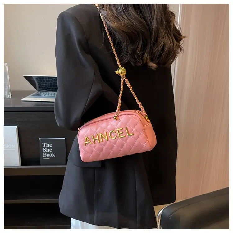 Luxury Vintage Leather Shoulder Bag Women Handbag Designer Tote Crossbody Purse Satchel Classic Diaper Bag