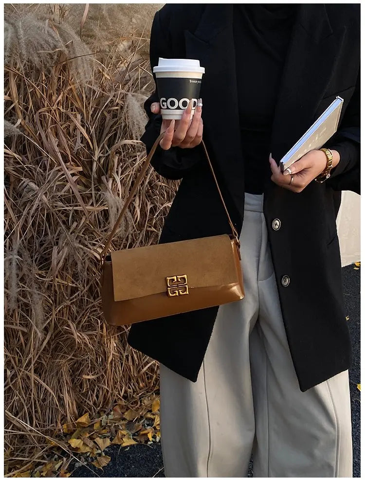 2026 New Luxury Women's Armpit Bag Premium Leather Crossbody Shoulder Bag Elegant & Versatile Designer Handbag for Daily & Party