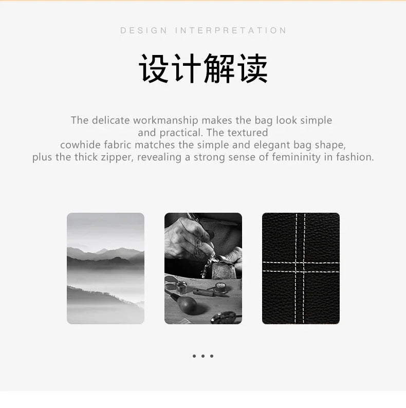 Fashionable High-end Texture Crossbody Bag Hot Sale Genuine Leather Women's Shoulder Bag Mini Mobile Phone Coin Purse Handbag