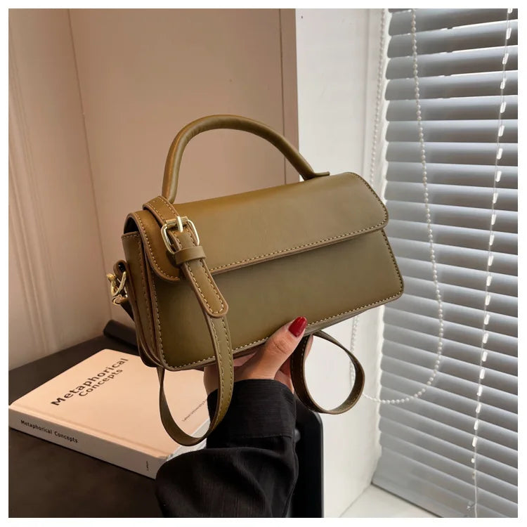 Luxury Brand Crossbody Bags for Women Fashion Design Underarm 2026 Woman Shoulder Bag Female Handbag and Purses Solid Color