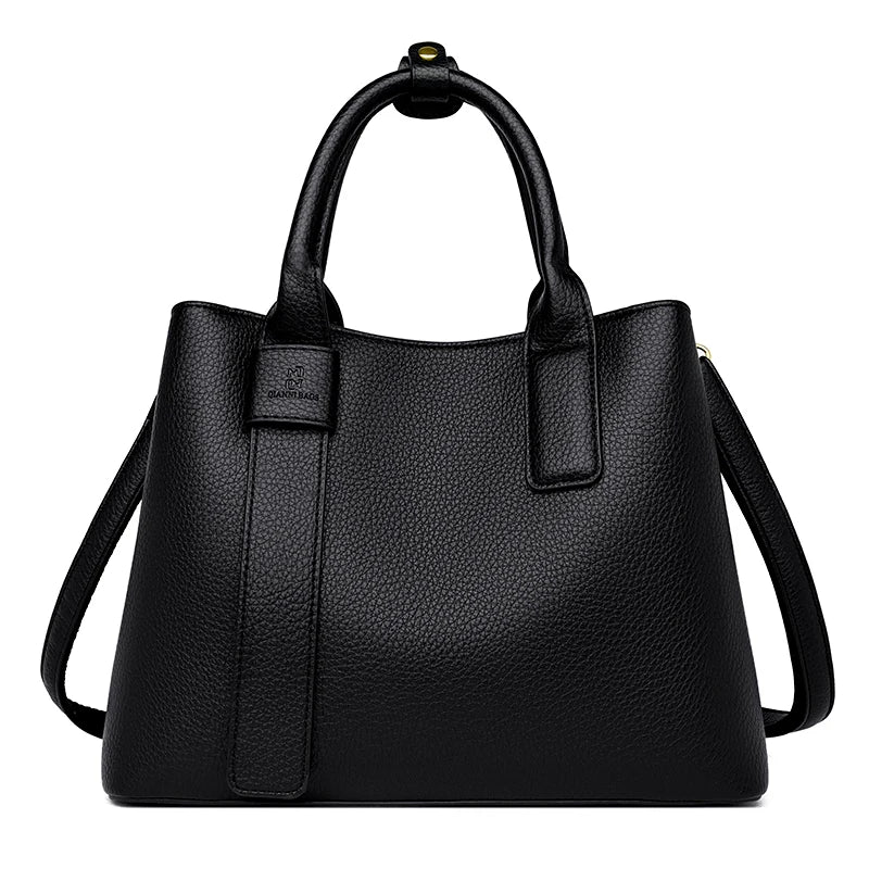Business Handbags For Women 2022 Luxury Designer Handbag Pure Color Big Capacity Shoulder Crossbody Bags Branded Top-handle Tote