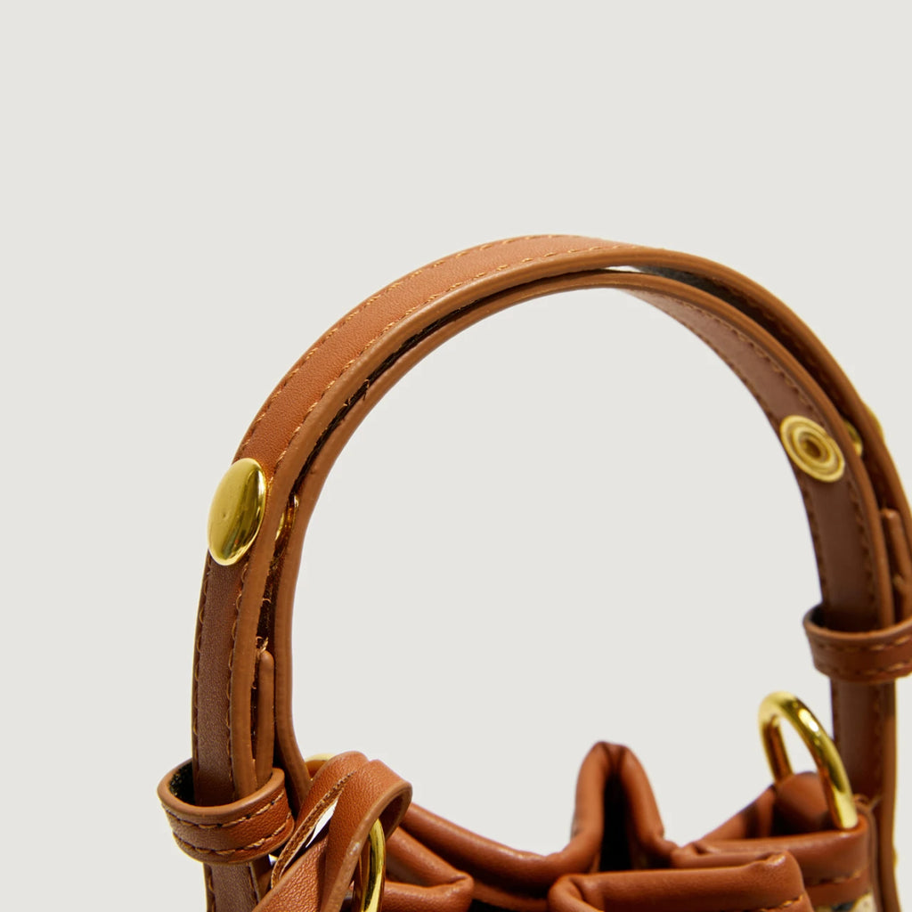 2 Pcs/set Bucket Design Crossbody Bag 2025 Boho Beach Shoulder Purses and Handbags Summer Colorful Straw Bolsa Feminina New
