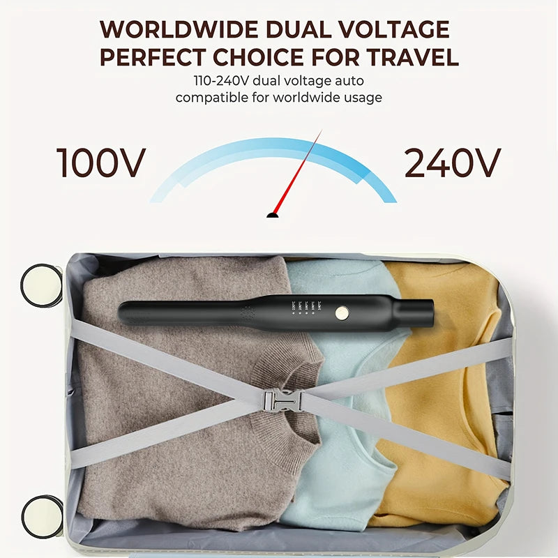 Professional Hair Straightener-Ionic Flat Iron with Negative ions men's hair styler, Anti-Scald Handle for Frizz-Free Styling