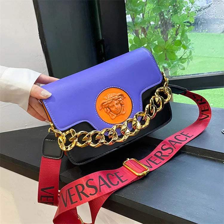 Luxury Texture Retro Crossbody Bag Women's Mini Square Designer Purse Korean-inspired Shoulder Tote Premium Quality PU Leather