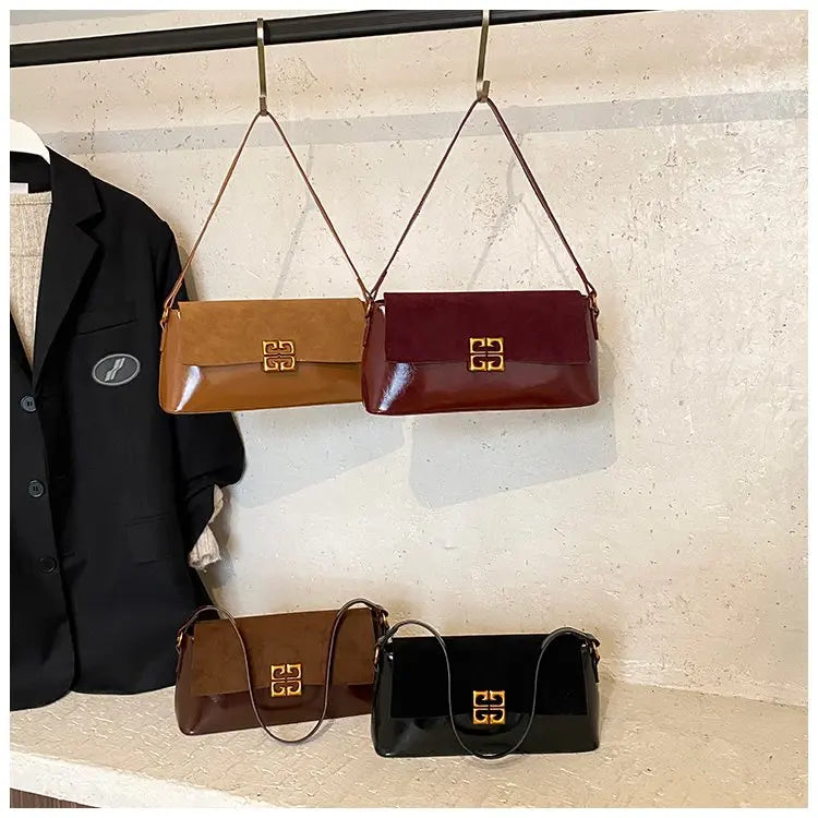 2026 New Luxury Women's Armpit Bag Premium Leather Crossbody Shoulder Bag Elegant & Versatile Designer Handbag for Daily & Party