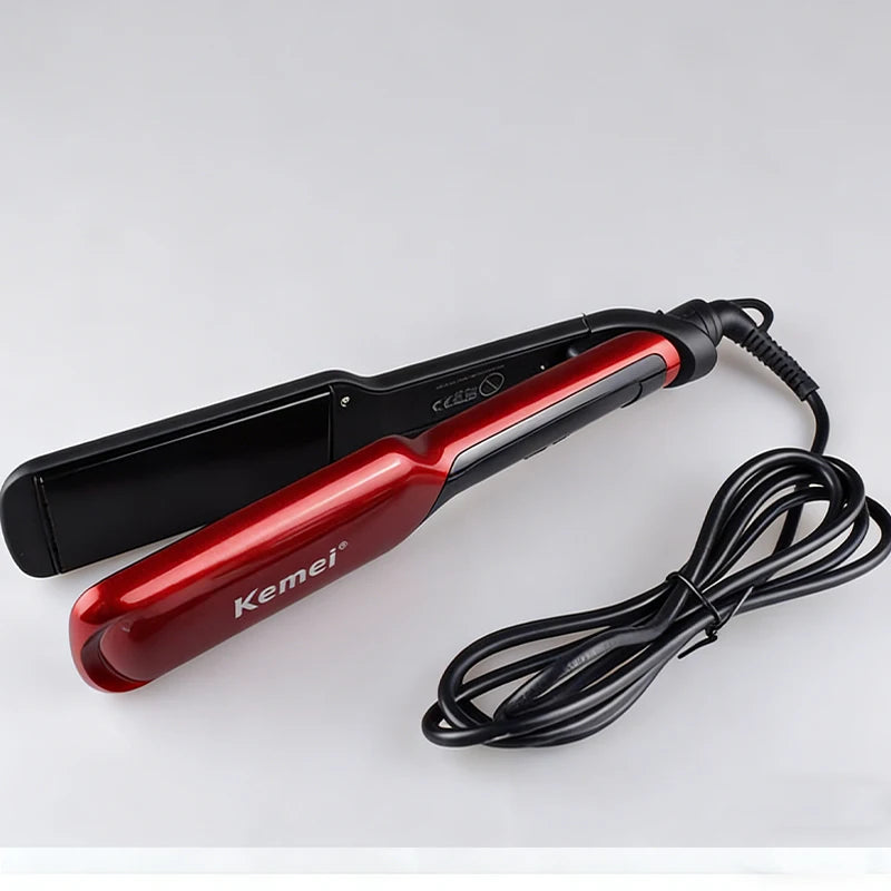 KM-9620 Professional Hair Straightener Iron Multi-Style Salon Quality Styling Tool for Perfect Hairstyling Hair Care Stack Iron