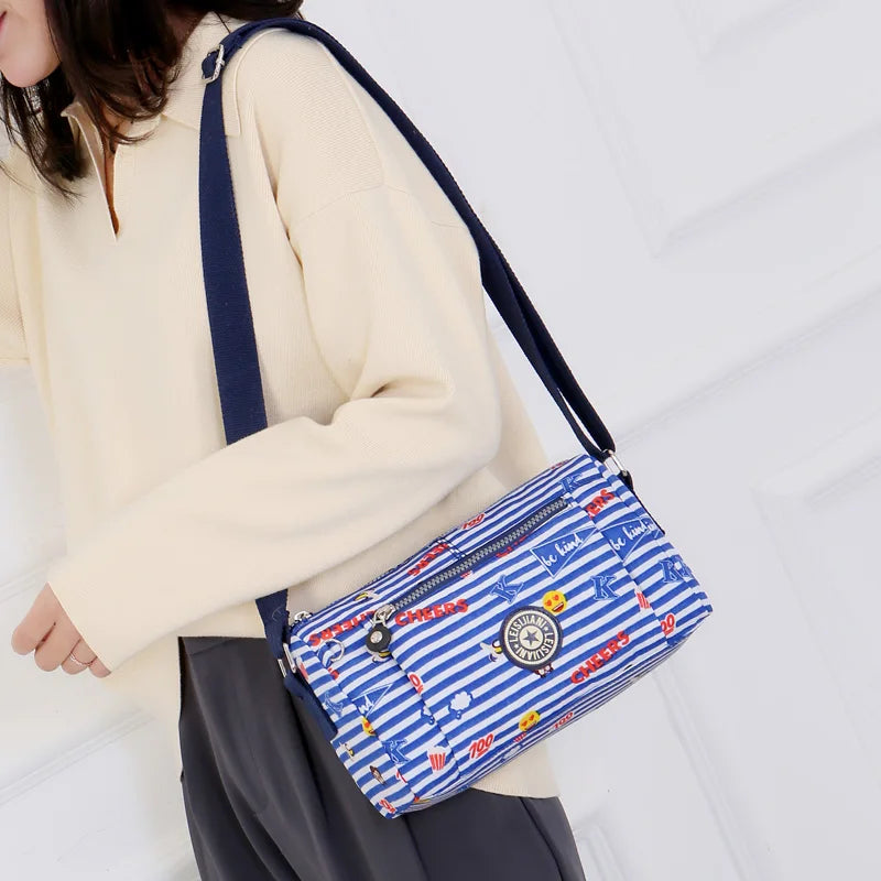 Fashion Crossbody Bags for Women Designer New Waterproof Shoulder Bag Nylon Cloth Female HandBag Casual Travel Messenger Bag