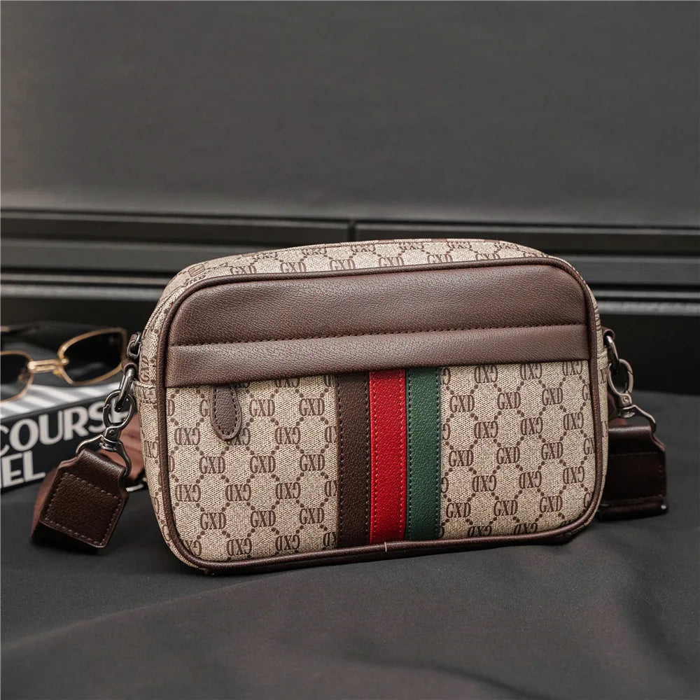 Designer Crossbody Bag for Men Bags New Luxury Leather Casual Man Messenger Bag Fashion Male Bag Sling Pack Shoulder Bags