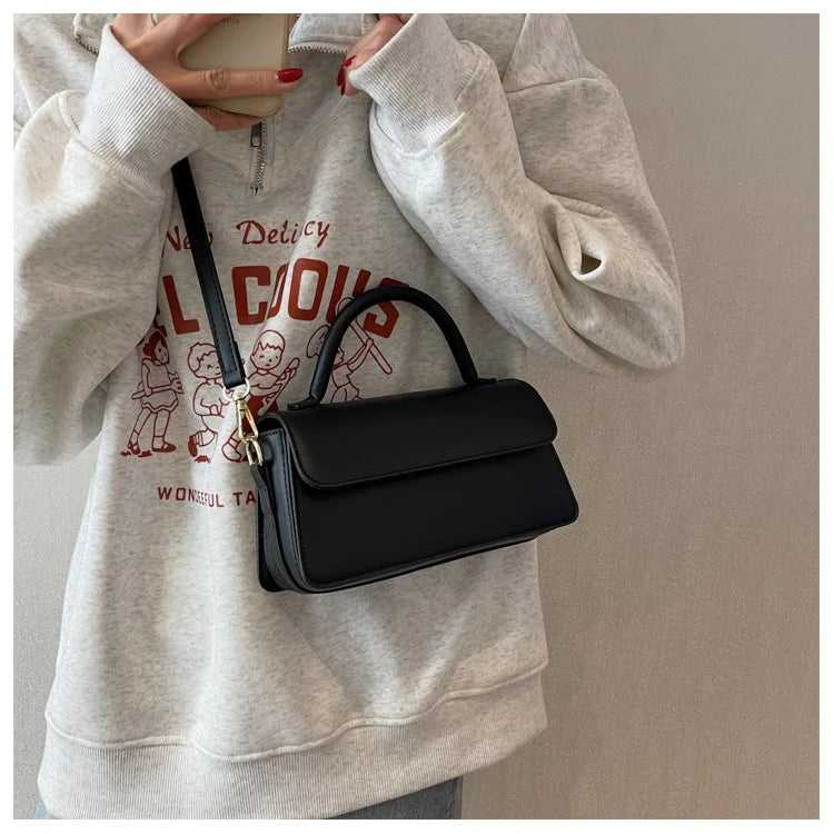 Luxury Brand Crossbody Bags for Women Fashion Design Underarm 2026 Woman Shoulder Bag Female Handbag and Purses Solid Color