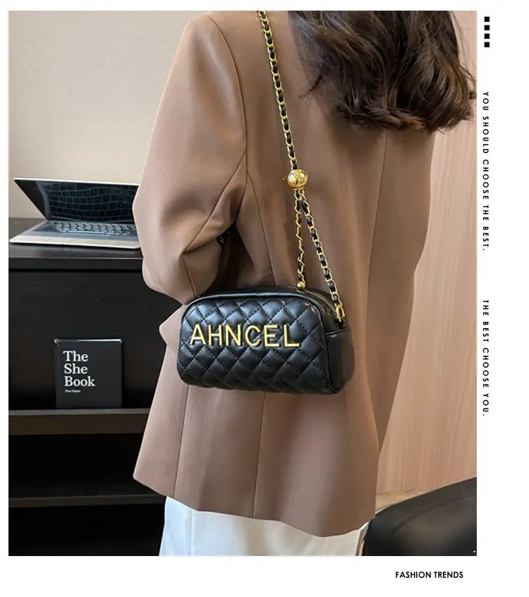 Luxury Vintage Leather Shoulder Bag Women Handbag Designer Tote Crossbody Purse Satchel Classic Diaper Bag