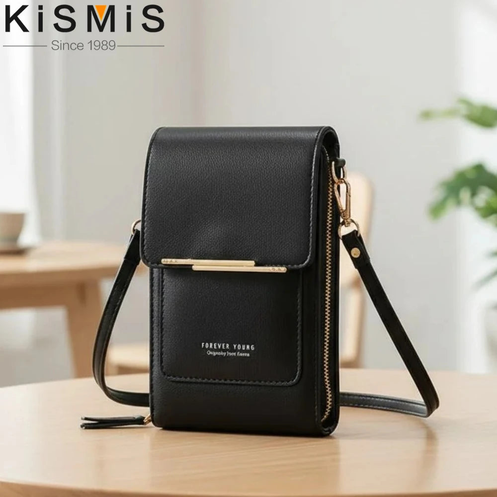 Womens Soft Leather Crossbody Bag Small Wallet Phone Purse Shoulder Bag Fashion Female Handbag