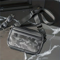 Luxury PU Leather Crossbody Bags Men Fashion Plaid Men Shoulder Bag Business Messenger Bag Mens Handbag Satchels Tote Purse