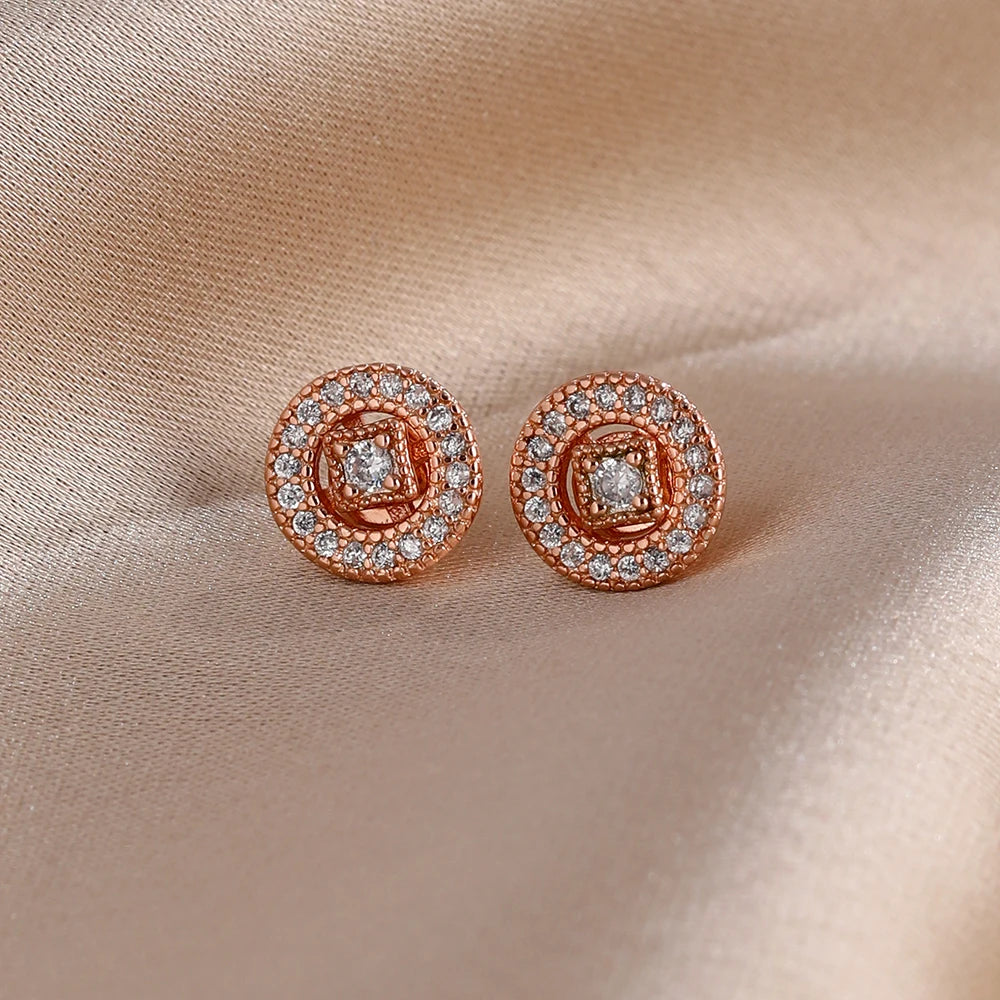 925 Sterling Silver Zircon Stud Earrings Multistyle Earrings For Women Hypoallergenic Elegant Gift For Daily Wear
