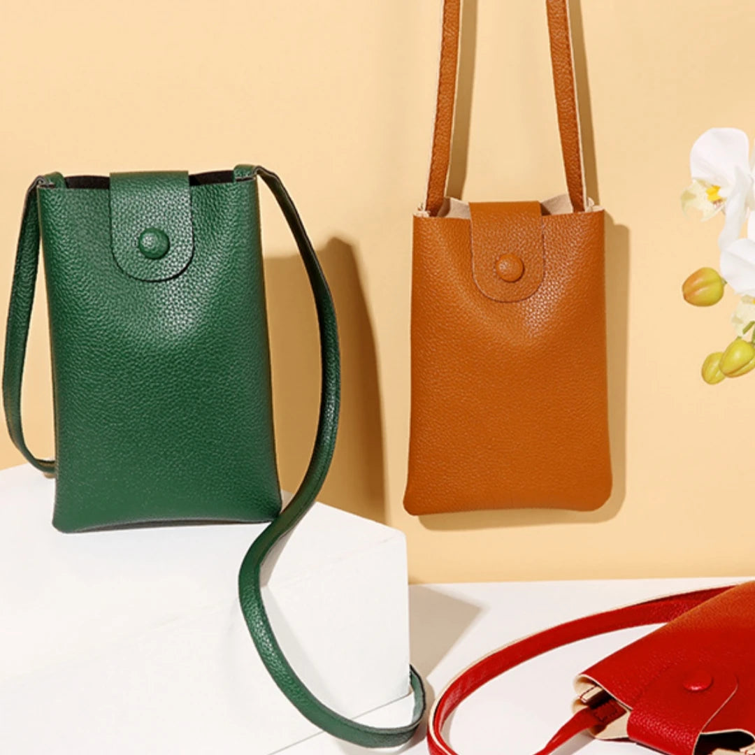 Small Crossbody Bag Designer Phone Bag Women Bag Soft Leather  Lightweight Fashion Shoulder Bag Ladies Travel Mobile Phone Bag